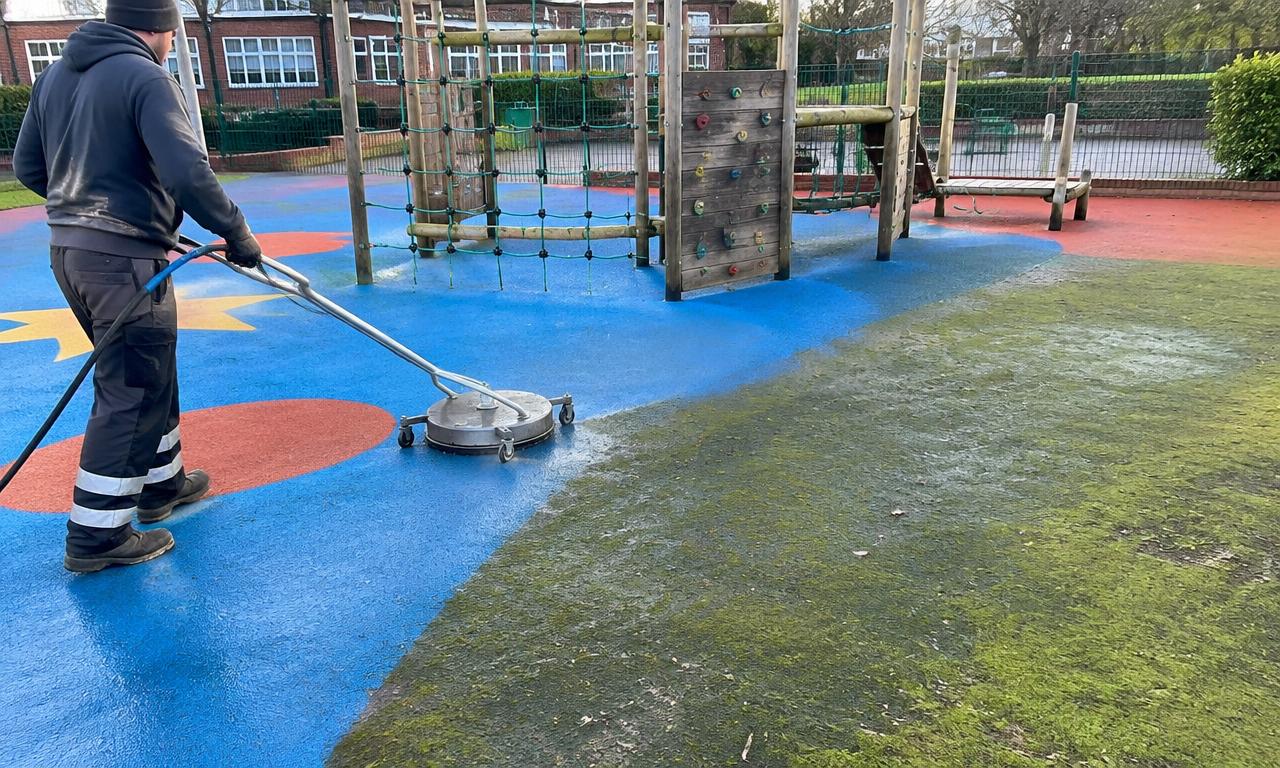 Wetpour & Playground Cleaning in Manchester