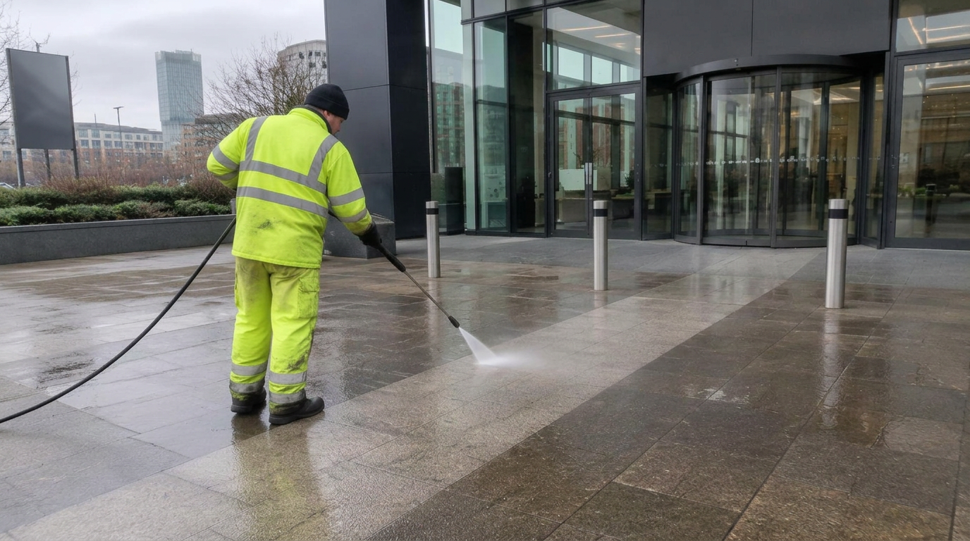 Commercial Pressure Washing in Manchester